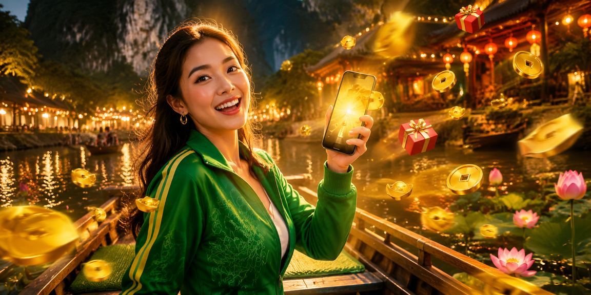 Không khí chợ đêm Ninh Bình và người dùng nhận rebate bonus khi cá cược thể thao